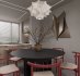 Modern living room and dining room interior scene - Thumbnail 11