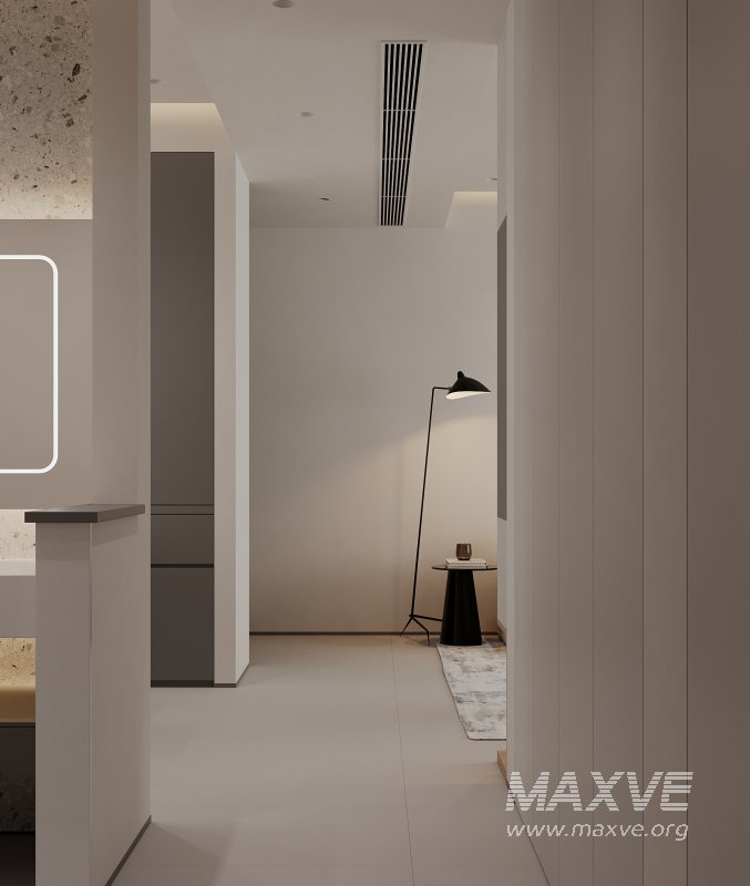 Modern living room and dining room interior scene - Image 2