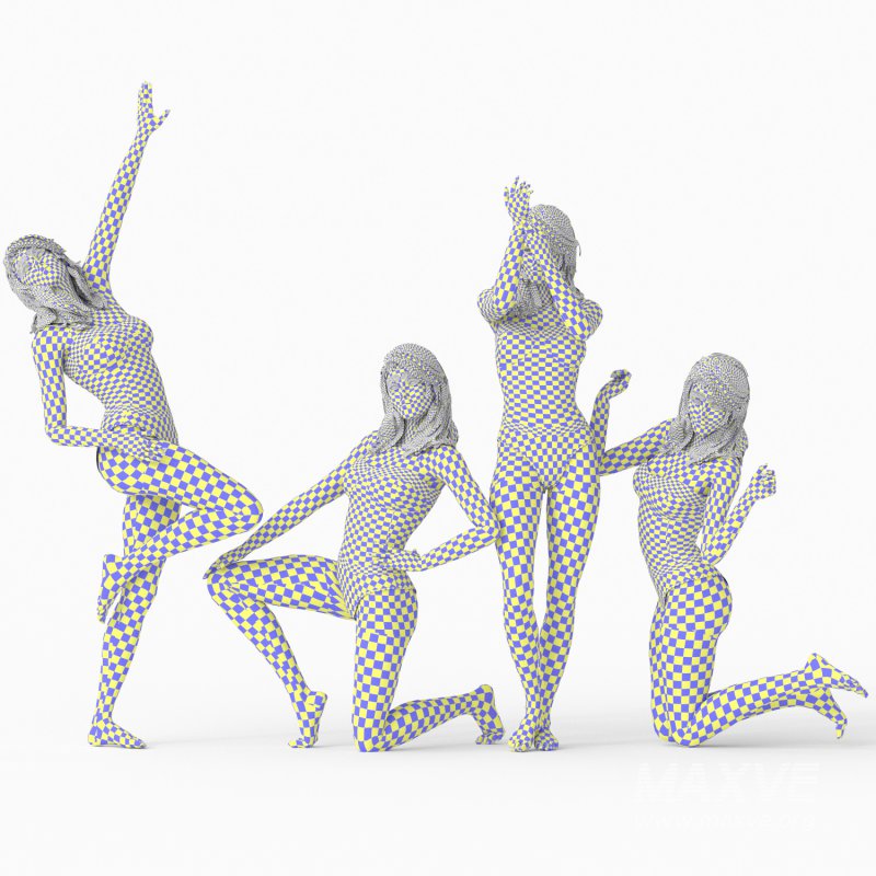 Woman in 04 Photography Poses - Image 1