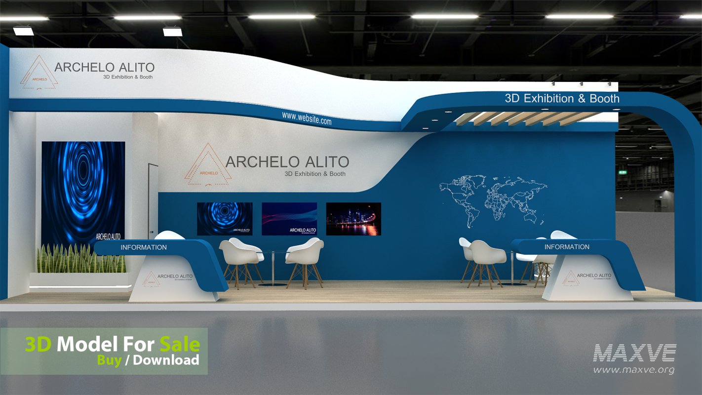 exhibition 3d model - Image 6