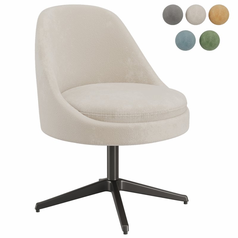 Cielo Desk Chair Alabaster - Image 2