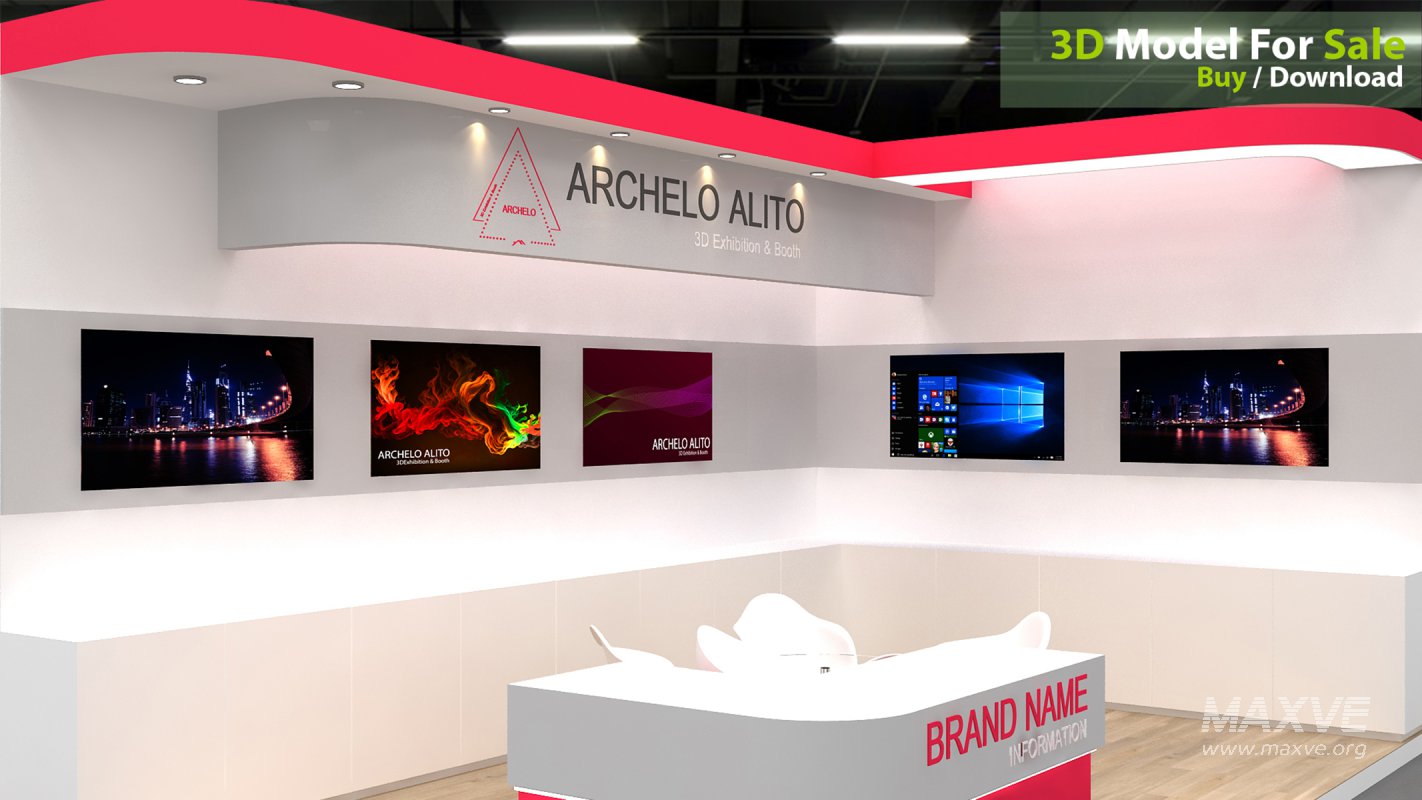 3D Stand Booth Model - Image 4