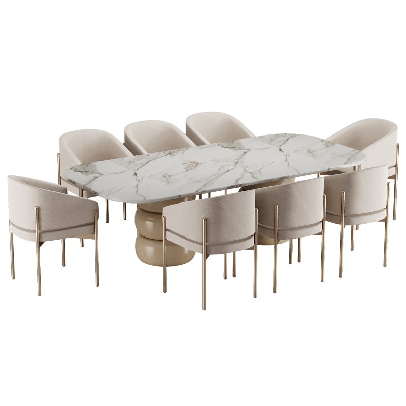 Dinning chair and table305 - Image 3
