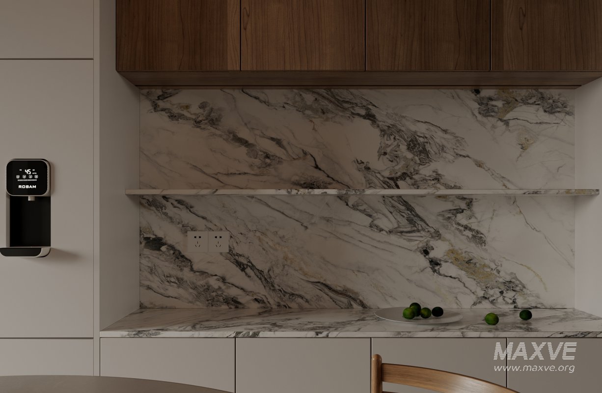 Modern living room and dining room interior scene - Image 3