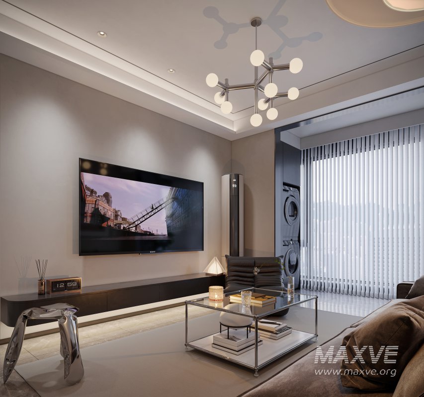 Modern living room dining room bedroom - Image 5