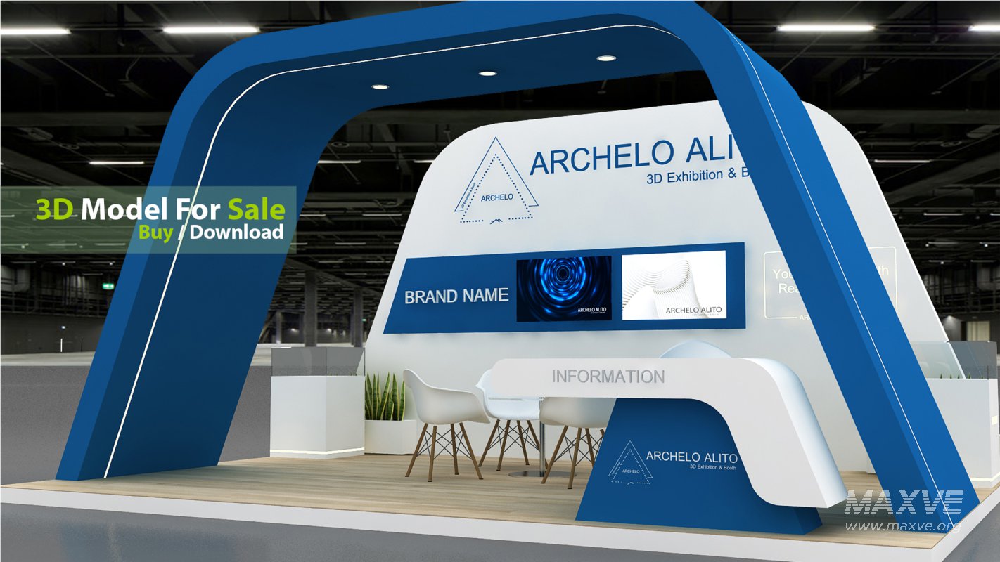 exhibition 3d model - Image 1