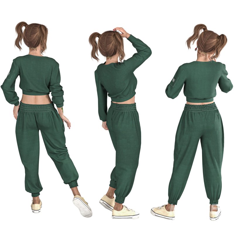 Casual Teenager 03 poses - Image 2