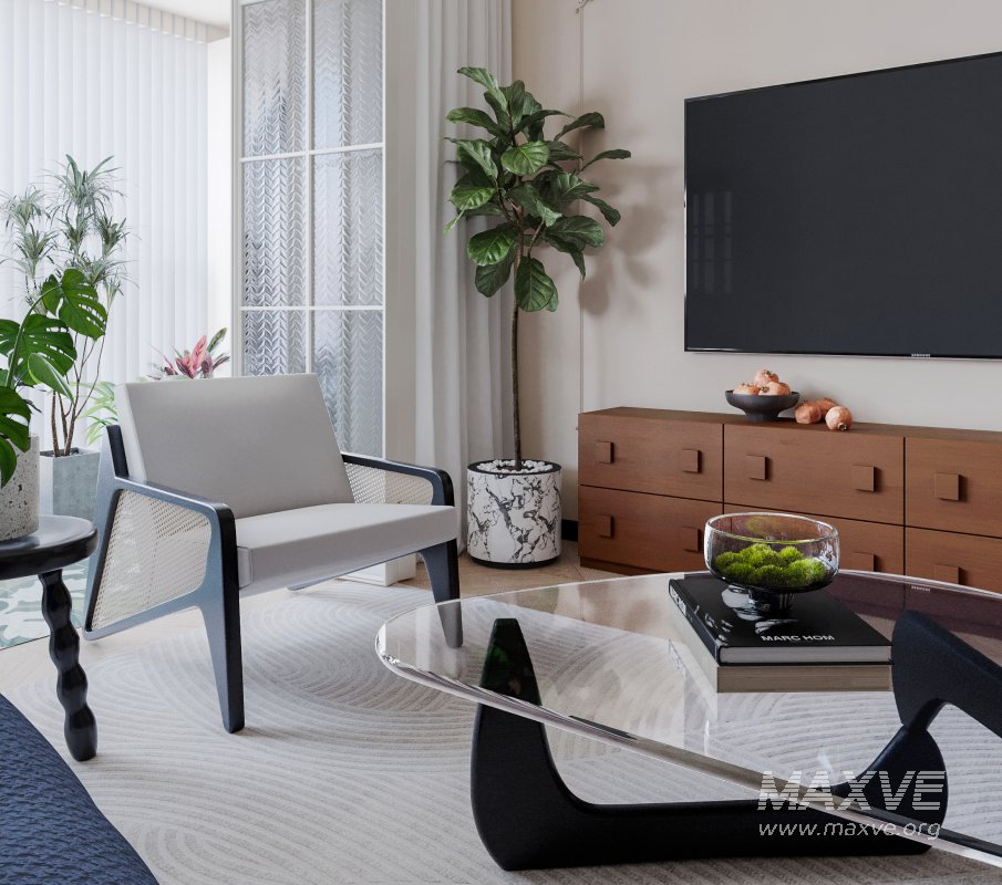 Eclectic living and dining room - Image 7