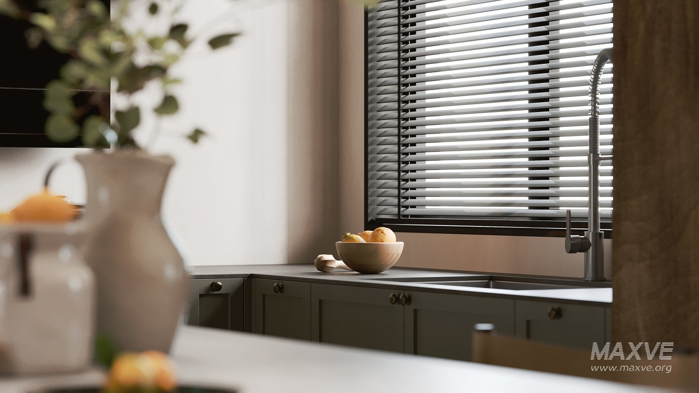 Modern living room and dining room interior scene - Image 2