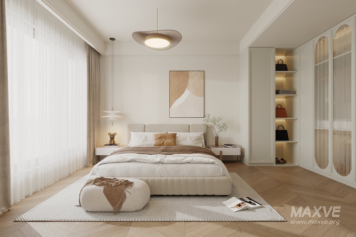 Modern living room and dining room interior scene - Image 2