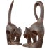 Wooden cats Statue - Thumbnail 4