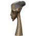 Modern Elongated Head Bronze Sculpture - Thumbnail 4