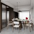 Modern living room and dining room interior scene - Thumbnail 9