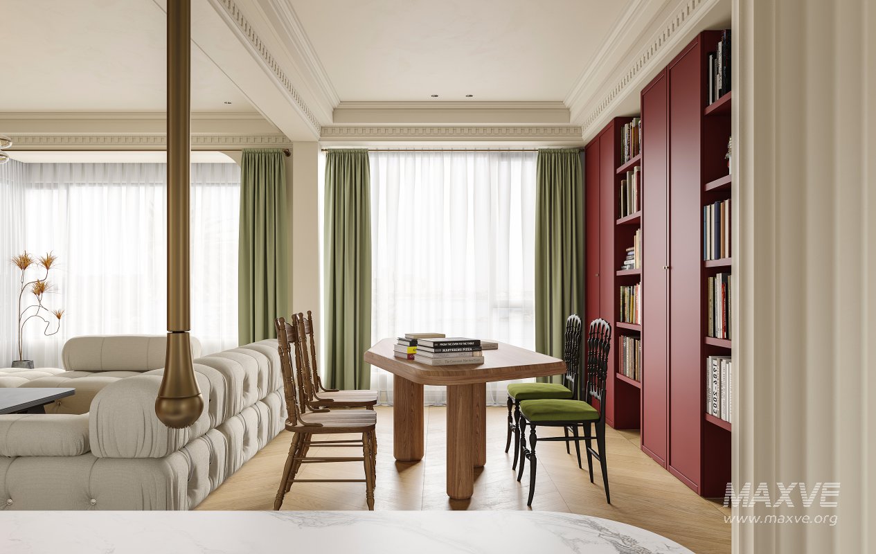 Eclectic living and dining room interior - Image 8