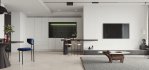 Modern living room and dining room interior scene - Thumbnail 1