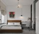 Modern living room and dining room bedroom interior scene - Thumbnail 4