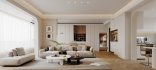 Modern living room and dining room interior scene - Thumbnail 2