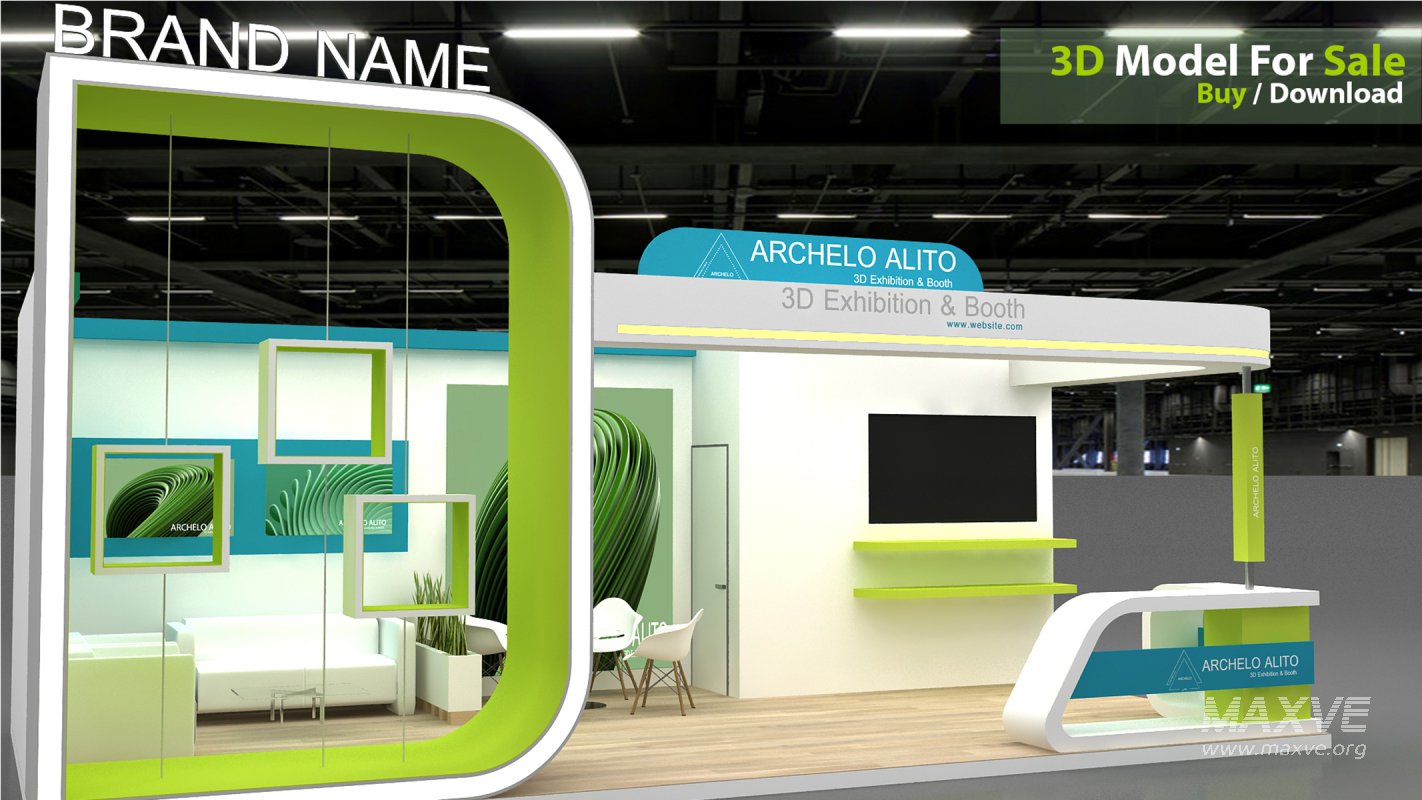 3d kiosk booth exhibition - Image 5