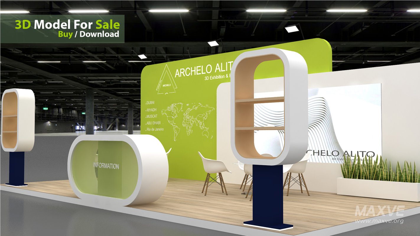 3D Exhibition Booth Model - Image 5