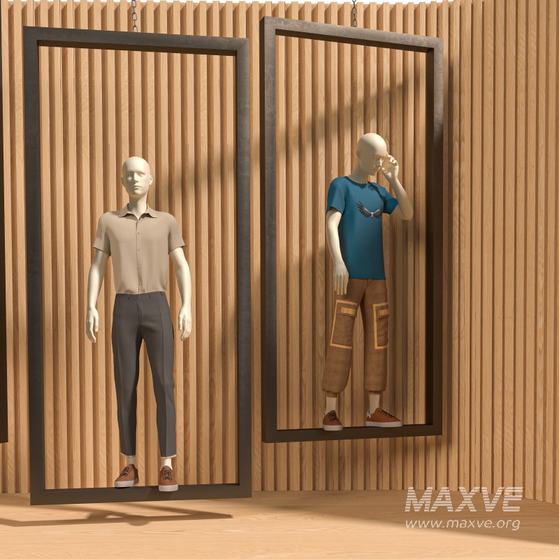 Vitrin Clothes Store Man - Image 5