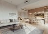Modern living room and dining room interior scene - Thumbnail 1