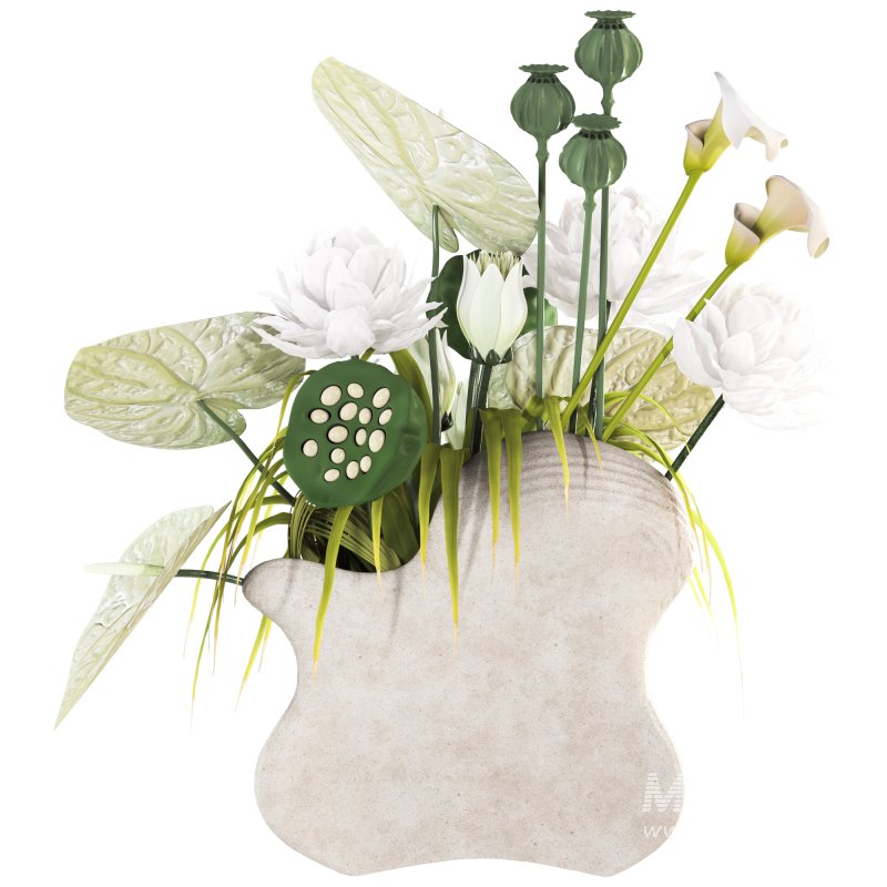 Flowers in Vase Collection 39 - Image 3