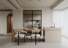 Modern living room and dining room interior scene - Thumbnail 2