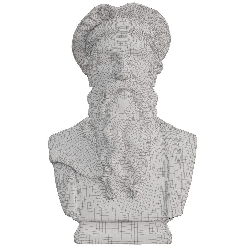 Antique Leonardo_da_Vinci Statue - Image 2
