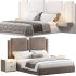 Soft wall panels Palace Bed by wallandwall - Thumbnail 3