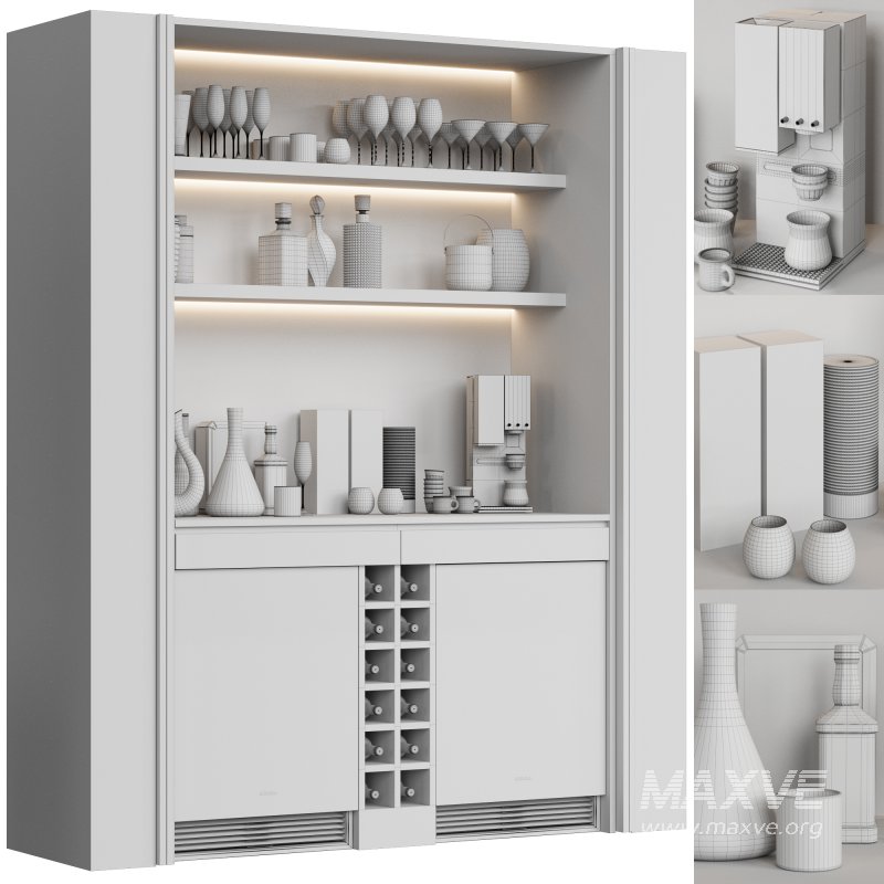 Wine Cabinet 01 - Image 1