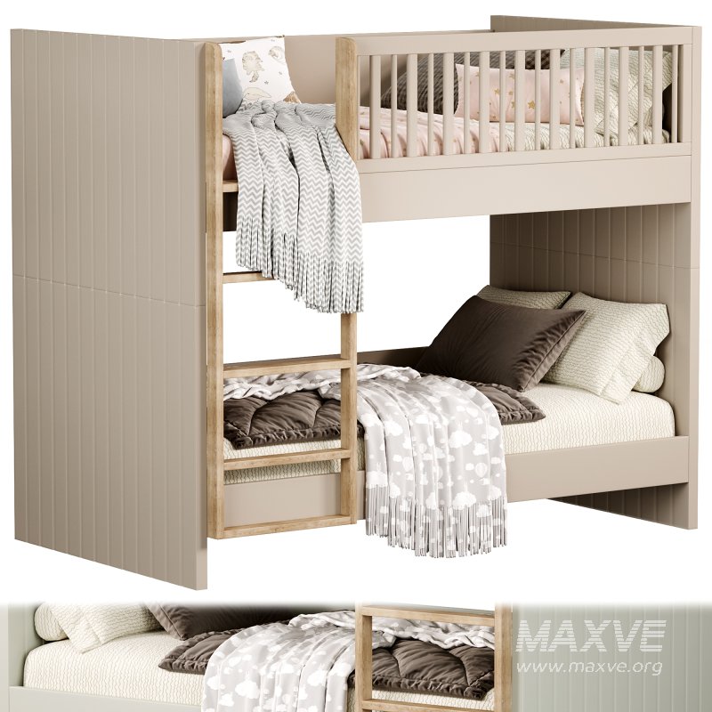 Finn Sage Green Wood Kids Bed by crateandbarrel - Image 3