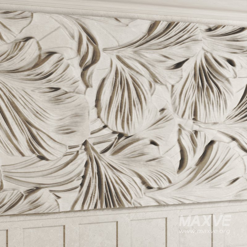 Wall panel with tropical leaves 013 - Image 3