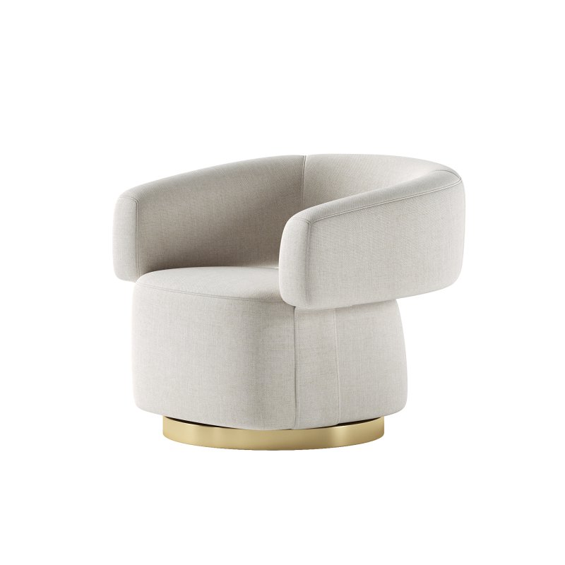 River Velvet Accent Chair - Image 3
