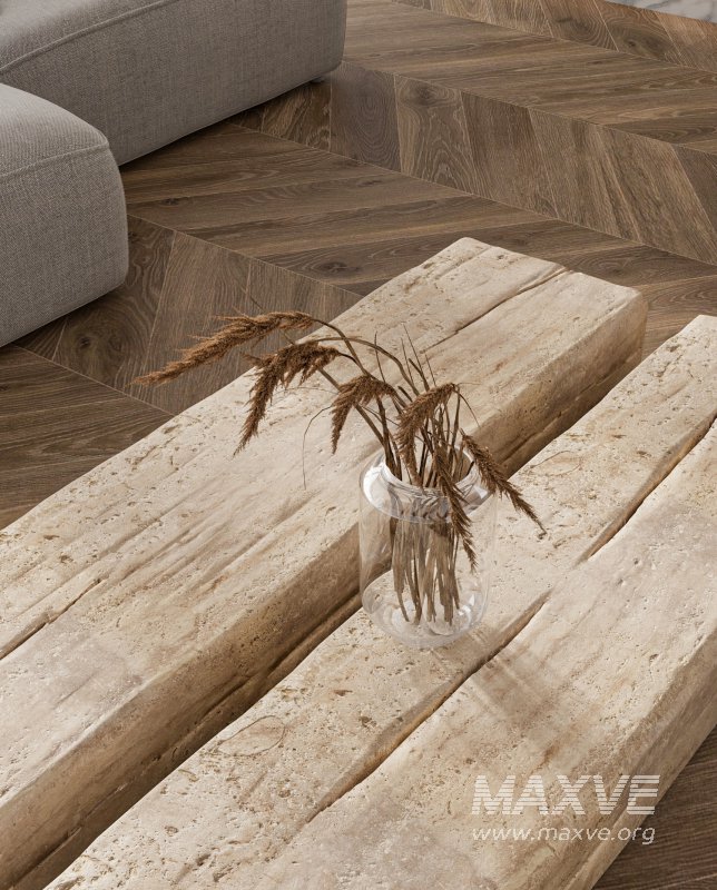 Modern living room and dining room interior scene - Image 2