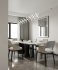 Modern living room and dining room interior scene - Thumbnail 1