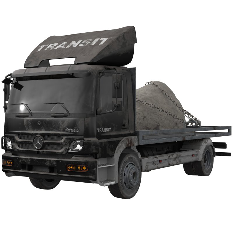Truck With Rock Transport - Image 4