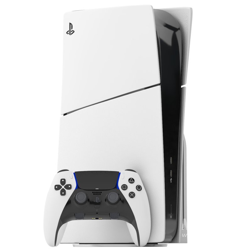 sony playstation 5 slim with headphone and controller - Image 4