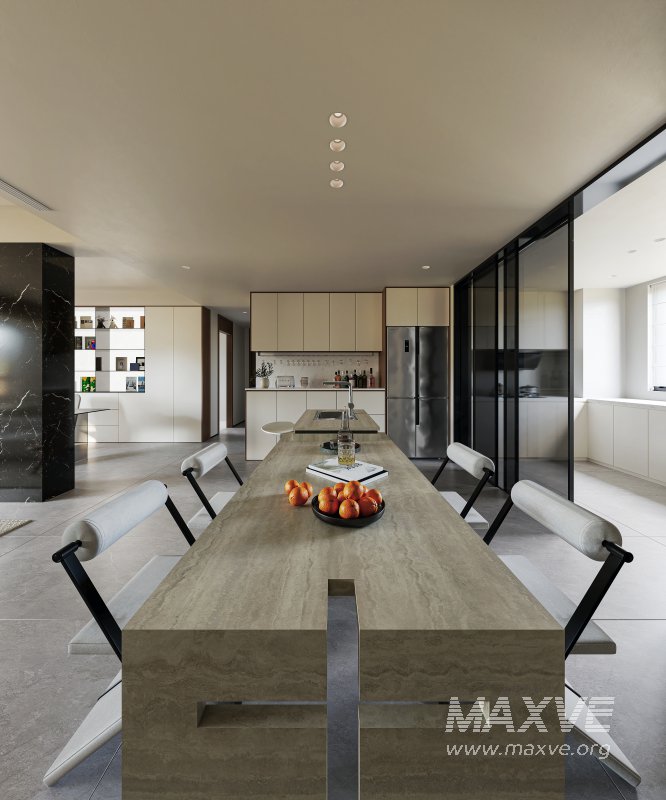 Modern living and dining room - Image 10