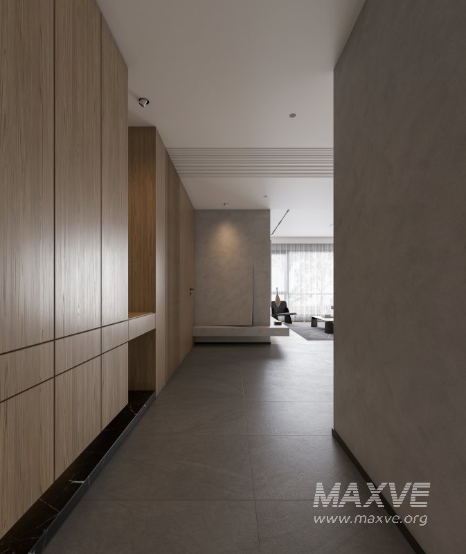 Modern living room and dining room interior scene - Image 11