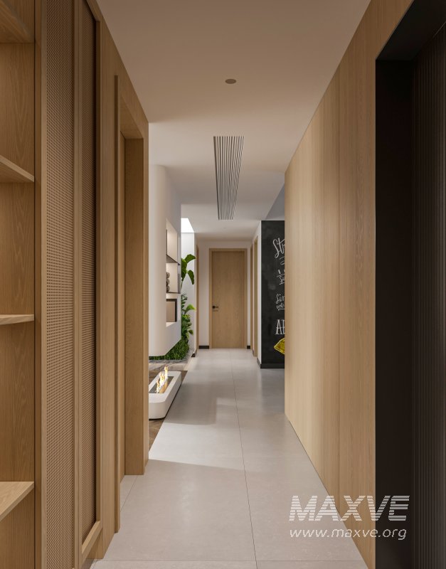 Modern living room and dining room interior scene - Image 7