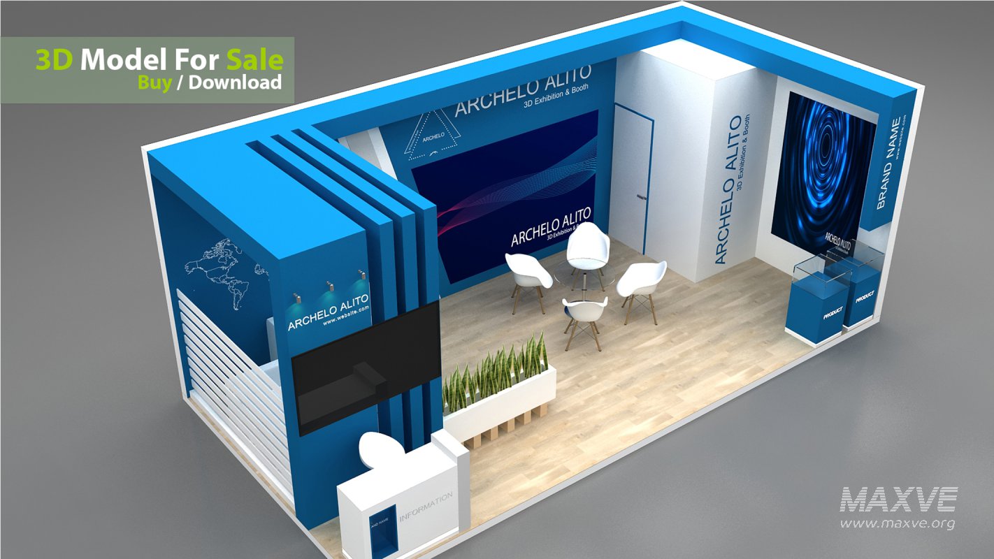 exhibition 3d model - Image 6