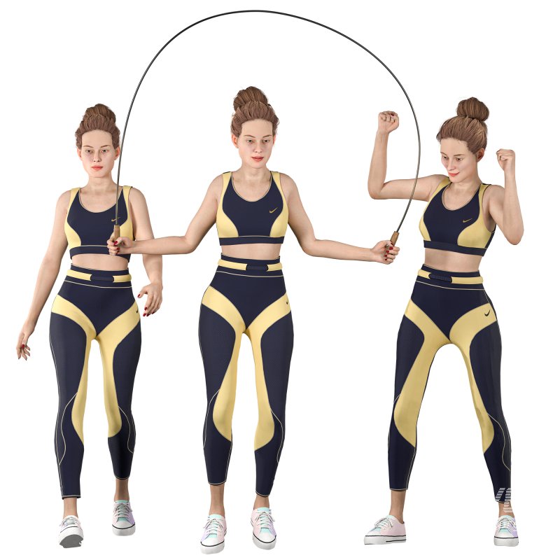 Sport Woman Set 01 - Image 3