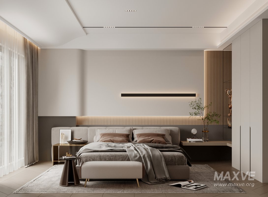 modern bedroom office room dressing room bathroom - Image 6