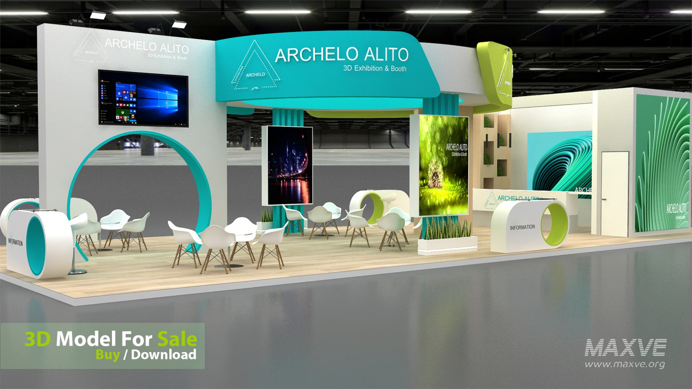3D Stand Booth Model - Image 4