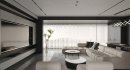 Modern living room and dining room interior scene - Thumbnail 13