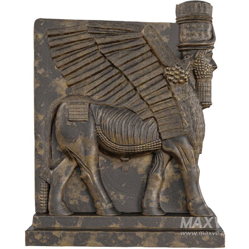 Assyrian Lamassu Guardian Deity of Mesopotamia - Image 2