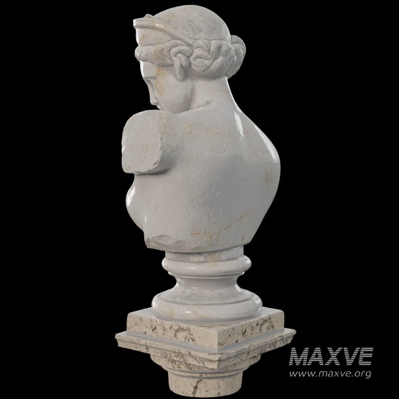 Ancient Broken hand Woman Statue - Image 3