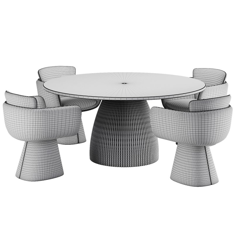 Dinning chair and table303 - Image 4