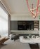 Modern living room and dining room interior scene - Thumbnail 8