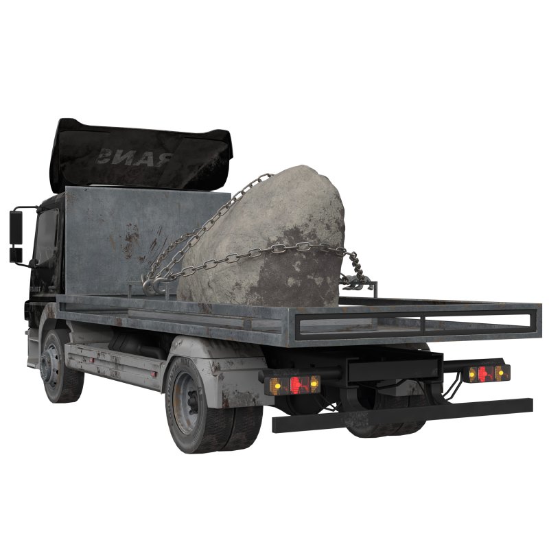 Truck With Rock Transport - Image 3